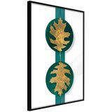  Poster - Gilded Oak Leaves 40x60 | shoptok.hr