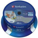 Verbatim 1x25 BD-R Blu-Ray 25GB 6x Speed DL Wide Printable CB | shoptok.hr