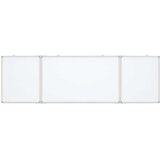  Magnetna bijela ploča sklopiva 200 x 60 x 1,7 cm aluminijska | shoptok.hr