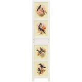  Romdivider Panel Bijelo 212 x 165 cm MDF | shoptok.hr