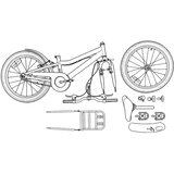  Otroško Kolo 20 Palcev za starost od 6 do 11 let Roza Črna - - roza - 15.2 - 137 x 54 x 79 cm - 2025- | Shoptok.si