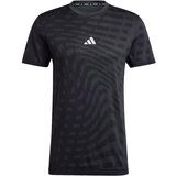 Adidas Tehnička sportska majica 'Gym+' siva / crna / bijela Cijene