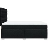  Krevet s oprugama i madracem crni 140 x 190 cm od tkanine | shoptok.hr
