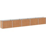  Povišeni vrtni krevet Drvena smeđa 400 x 40 x 55 cm | shoptok.hr