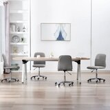 Maison Chic Jedilni stoli - Vzorci stoli 4 kosi svetlo sivo blago A914, (22032034) | Shoptok.si