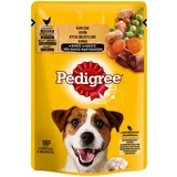 Pedigree 76 + 20 gratis! vrečke mokra pasja hrana 96 x 100 g - vrečke v multi pakiranju: Piščanec v omaki