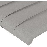  LED uzglavlje svjetlosivo 83 x 16 x 118/128 cm od tkanine | shoptok.hr