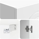  Set ormara 2 pcs Bijela visokog sjaja Konstruirano drvo | shoptok.hr