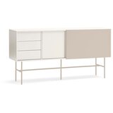 Teulat Bež/krem niska komoda s kliznim vratima 180x91 cm Nube – | shoptok.hr