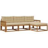  Set vanjskih sofa 4 kom. Prirodna i bež | shoptok.hr