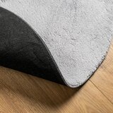  Tepih HUARTE kratkih vlakana mekani i perivi sivi Ø 200 cm | shoptok.hr