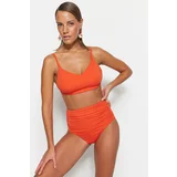 Trendyol Bikini Top - Orange - Plain