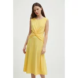 Polo Ralph Lauren Obleka rumena barva, 250872090