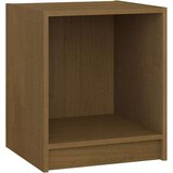 vidaXL Nočna omarica medeno rjava 35,5x33,5x41,5 cm trdna borovina | Shoptok.si