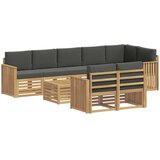 Set vanjskih sofa 9 pcs Bijela i antracit 59 x 59 x 37 cm | Eponuda.com