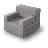 Atelier Del Sofa fotelja na rasklapanje melissa, 70 x 56 x 75 cm, siva | ePonuda.com