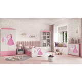MID.YOU Dječji krevet Dreamy princeza 160x80 sa madracem s ladicom Rozičasta | shoptok.hr