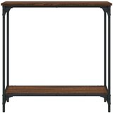 Konzolni stol smeđa boja hrasta 75x30 5x75 cm konstruirano drvo | shoptok.hr