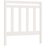  Uzglavlje za krevet bijelo 106 x 4 x 100 cm od masivne borovine | shoptok.hr