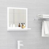 vidaXL Kopalniško ogledalo belo 40x10,5x37 cm iverna plošča Cene