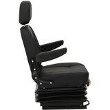  Sjedalo traktora sa suspenzijom Crna 56 x 57 x 87 cm | shoptok.hr