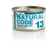 Natural Code cat konzerva za mačke - tuna and cheese 85g