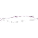 vidaXL Ploča za radni stol zaobljena 80x50x2,5 cm od drva manga | shoptok.hr