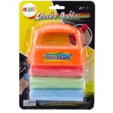  Set of Chalks with Handles Thick Sidewalk Chalk Orange 3 Pcs | shoptok.hr