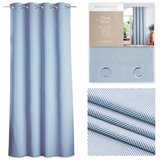  Curtain CLEAR color navy printed theme boho style classic silver silver metal eyelets velvet 140x250 AmeliaHome | shoptok.hr