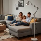 Brilagi Fleksibilna podna lampa TASKER 1xE27/60W/230V 184 cm bela | Eponuda.com
