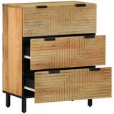  Komoda smeđa 60x33x75 cm Puno drvo Mango | shoptok.hr