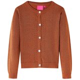  Dječji kardigan pleteni boja konjaka 92 | shoptok.hr