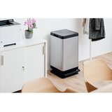 DEA HOME Plastičen koš za smeti s pedalom v srebrni barvi 80 l Tokyo – | Shoptok.si
