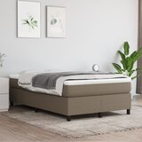 The Living Store Box spring postelja z vzmetnico taupe 120x200 cm blago - Box Spring Postelja, (21512525) Cene