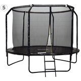 SKYFLYER trampolin črni – 304 cm | Shoptok.si