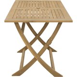  Sklopivi vrtni stol 120 x 70 x 75 cm od masivnog drva bagrema | shoptok.hr
