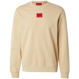 Hugo Sweater majica 'Diragol212' bež / neonsko crvena / crna | shoptok.hr