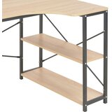  Stol za računalo crni i boja hrasta 120 x 72 x 70 cm | shoptok.hr