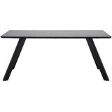 Bessagi Home jedilna miza litta, temno siva, kovina | Shoptok.si