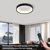  Brilagi - LED prigušiva stropno svetlo FALCON MODERN LED/30W/230V 40 cm crno +DO | Eponuda.com