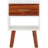  Noćni ormarići 2 kom od masivnog drva bagrema 40 x 30 x 57 cm | Eponuda.com