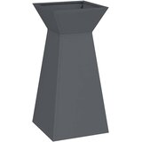  Stup saksija 2 pcs Antracit 35 x 35 x 73 cm | shoptok.hr