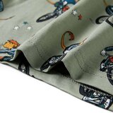  Dječja pidžama s kratkim rukavima svijetla kaki boja 128 | shoptok.hr