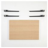 Hanah home Sto za kafu Neda Wooden Black | ePonuda.com