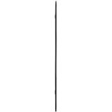 Zidno ogledalo crna 60x25 cm | shoptok.hr