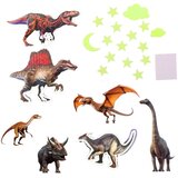  Fluorescentne nalepke za stene - dinozavri in zvezde | Shoptok.si