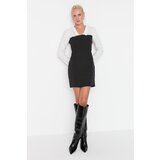 Trendyol Black Collar Detailed Dress Cene
