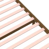  Posteljni okvir medeno rjav iz trdnega lesa 75x190 cm 2FT6, (20646331) | Shoptok.si