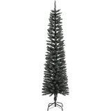  Umjetno usko božićno drvce sa stalkom zeleno 210 cm PVC | shoptok.hr