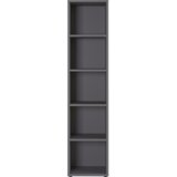 Germania Antracitno siv regal 45x197 cm Agenda – Cene